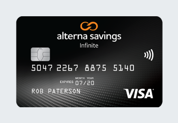 infinite credit card image